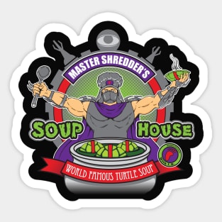 Master Shredder's Soup House Sticker